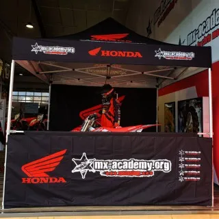 Motocross Honda Zelt