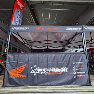 Motocross Zelt komplett